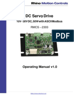 DC Servo Drive: 10V - 30V DC, 50W With ASCII Modbus