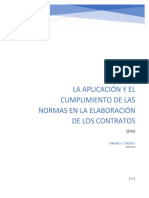 La Tipología de Los Contratos y La Aplicación de La Normativa en La Relación Contractual Entre Empleado y Empleador