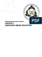 Substance Abuse Education: National Issues and Concerns