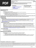 Template Continued On Page 2: Dose-Dense Ac (Doxorubicin/Cyclophosphamide) Course