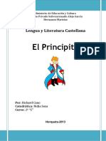 El Principito: Lengua y Literatura Castellana