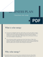 Business Plan: Cheap Home Solar Energy