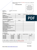 2 Format Kosong CV Pelaut Rating Bahasa Inggris