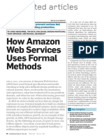 How Amazon Web Services Uses Formal Methods