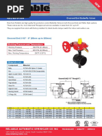 REL-BFG-300: Grooved End Butterfly Valves