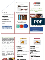 Triptico Día Mundial de La Alimentación C.S 10 de Octubre