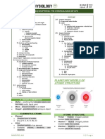 (Nur 1101) Chapter 02: The Chemical Basis of Life: Outline Outline