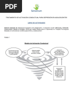 Libro de Actividades - Tratamiento de Activación Conductual para Adolescentes