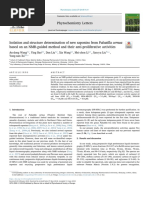 Phytochemistry Letters: An-Dong Wang, Ying Bao, Dan Liu, Xia Wang, Mei-Chen Li, Jian-Yu Liu, Yong-Nan Xu