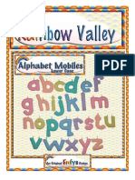 ABECEDARIO Alphabet Mobiles Lower Case US RAINBOW VALLEY