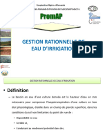 Module 1 Calculs Des Besoins en Eau