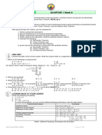 Quarter 1 Week 6 Mathematics 10: Competency