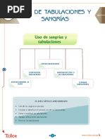 Computación - Uso de Tabulaciones y Sangrias