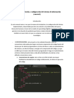 Manual de Instalación y Configuración Del Sistema de Información AP-09 EV3