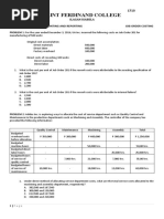 Advanced Accounting and Reporting 1713 Job Order Costing