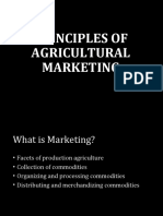 Principles of Agricultural Marketing