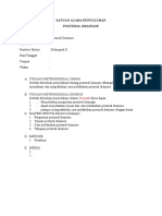 SAP& SOP - Postural Drainase