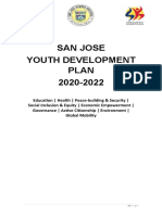 San Jose Youth Development Plan 1.0