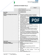 Falls Policy - Prevention of Patient Falls