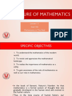 The Nature of Mathematics