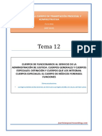 TRAMITACIÓN Tema 12 - Los Funcionarios de La Administración de Justicia