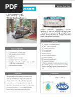 Laticrete 226 Thick Bed Adhesive: Technical Data Sheet