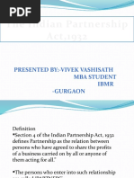 Indian Partnership Act, 1932