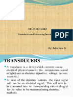 Chapter 3 - Transducers & Measuring Instruments