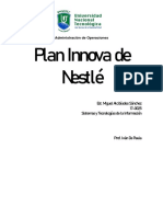 Administración de Operaciones - Plan Innova de Nestle