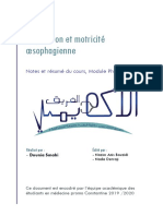 2 - Déglutition Et Motricité Œsophagienne