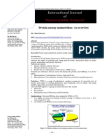 Protein Energy Malnutrition: An Overview: Dr. KM Om Jee