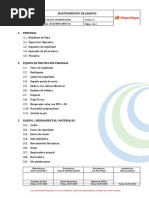 Igc-Sig-Pets-Cmmm-014 - Mantenimiento de Equipos