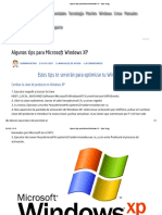 Algunos Típs para Microsoft Windows XP - Spek Regg