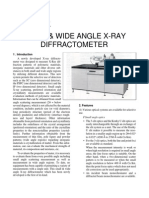 Small & Wide Angle X-Ray Diffractometer: Product Information