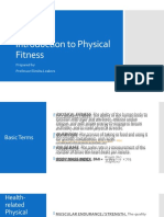 Introduction To Physical Fitness: Prepared by Professor Elenita Leabres