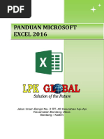 Panduan Microsoft EXCEL 2016