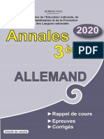 Annales Allemand 3e