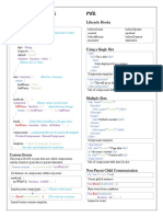 Vue Cheat Sheet