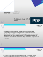 El Problema Del Transporte: Semana Ix