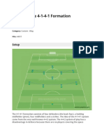 Basics of The 4-1-4-1 Formation: Setup