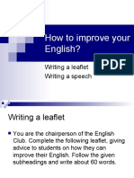 How To Improve Your English