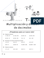 Ejercicios de Operaciones Con Decimales