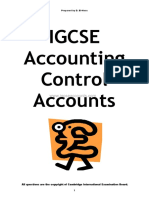 Igcse Accounting Control Accounts Questions Only