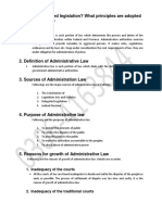 Adminstrative Law