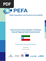 PEFA Regional Government of Somali