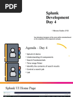 Splunk Development Day 4: - Vikram Yadav (VY)