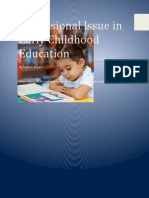 Professional Issue in Early Childhood Education - Edited