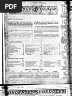 Canadian National Railways System Timetables April 30, 1950