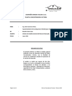 Informe Analisis de Todo El Circuito de Chancado Planta Victoria.