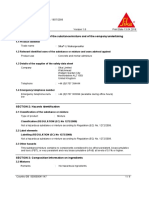 Sika®-1 Waterproofer: Safety Data Sheet